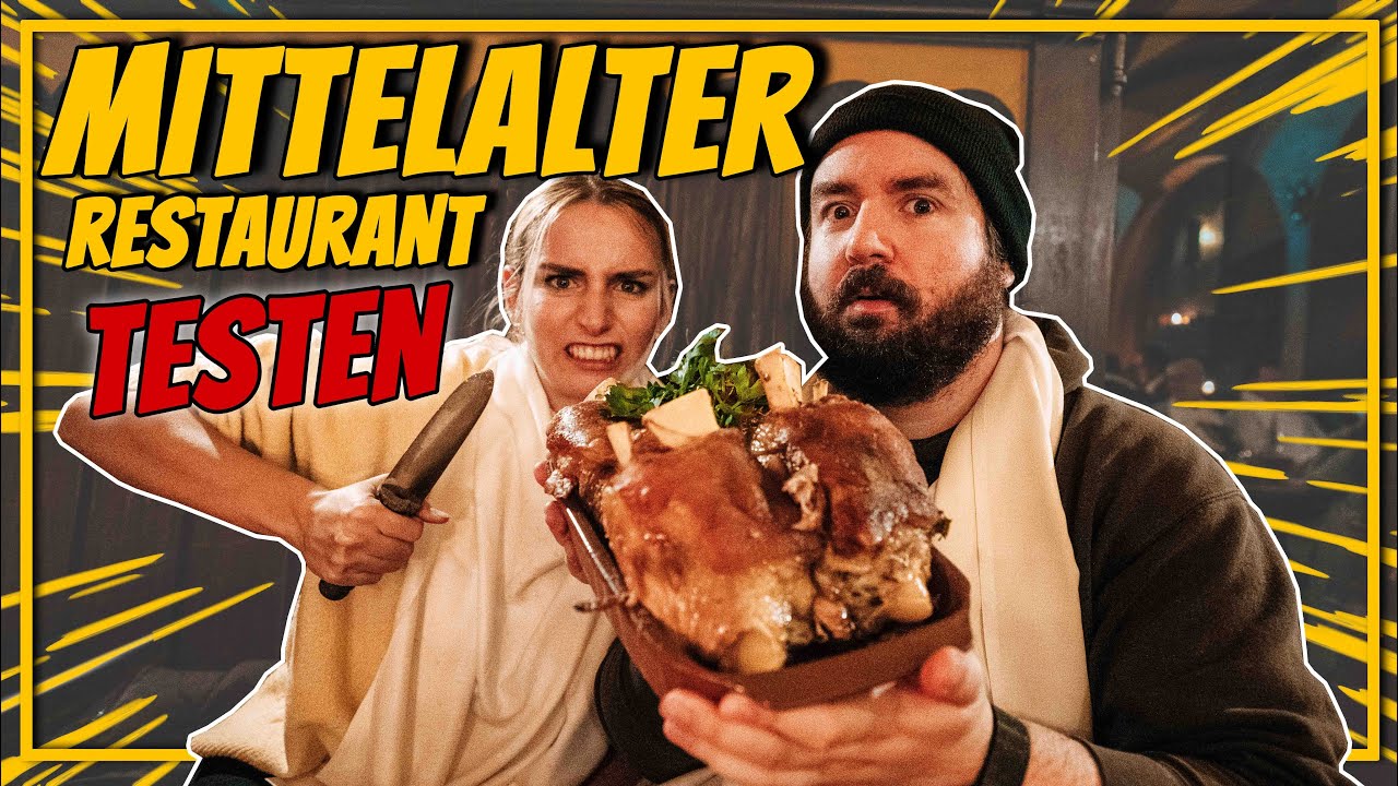 Wir TESTEN ein MITTELALTER RESTAURANT ( ESSEN MIT DOLCH! )