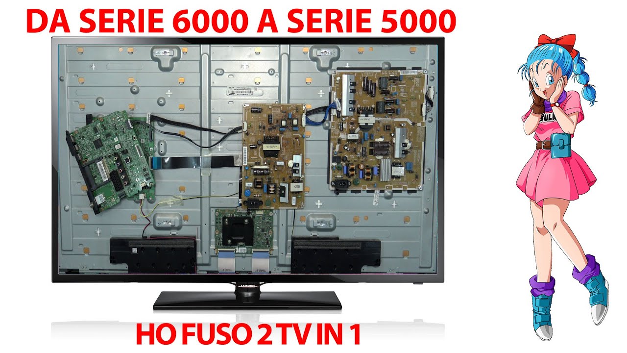 HO MODIFICATO UNA TV SAMSUNG -  UN QUALCOSA DI MAI VISTO! 2 TV IN 1
