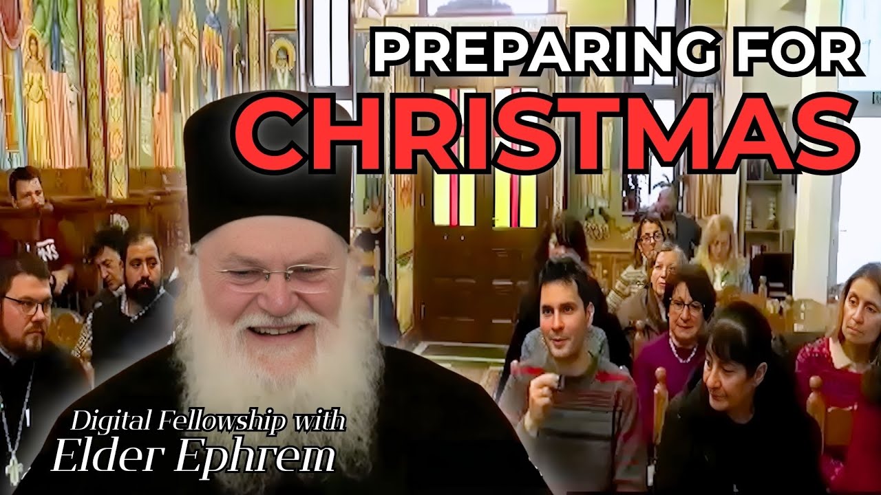 The True Meaning of Christmas: Elder Ephrem with Annunciation of the Theotokos in Antwerp