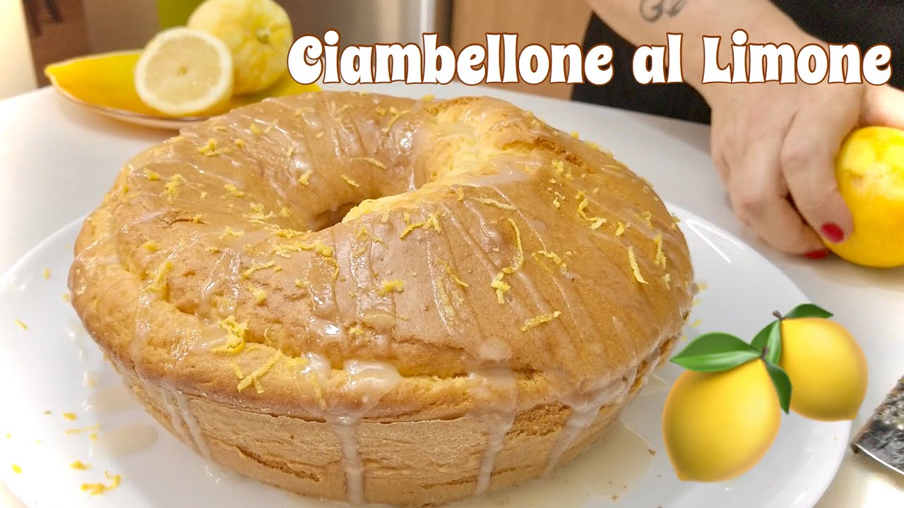 CIAMBELLONE SOFFICISSIMO AL LIMONE 🍋 Facile e Veloce 🍋 SOFT LEMON DONUT