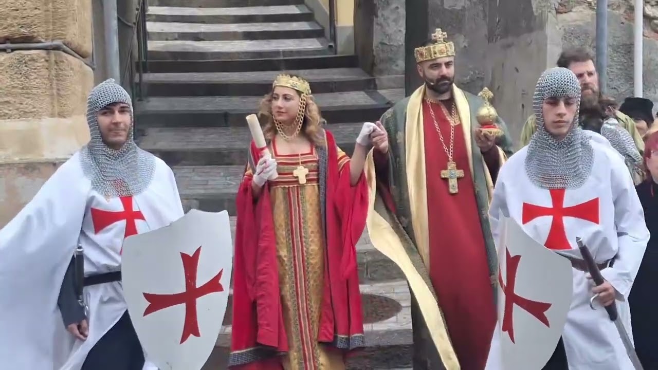 #Castroreale. Il Corteo Storico per la Rievocazione dei 700 dell'ingresso di Federico - 13.04.2025