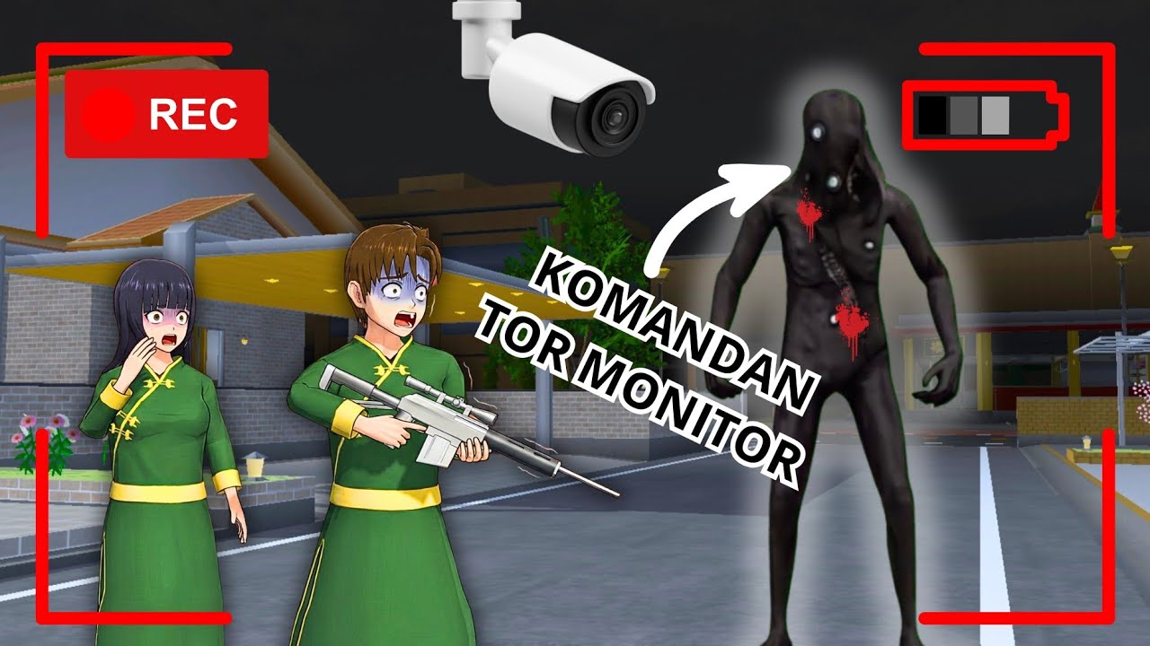Yuta Mio Panik CCTV Merekam KOMANDAN TOR MONITOR KETUA di sekolah 😱| Sakura School Simulator 
