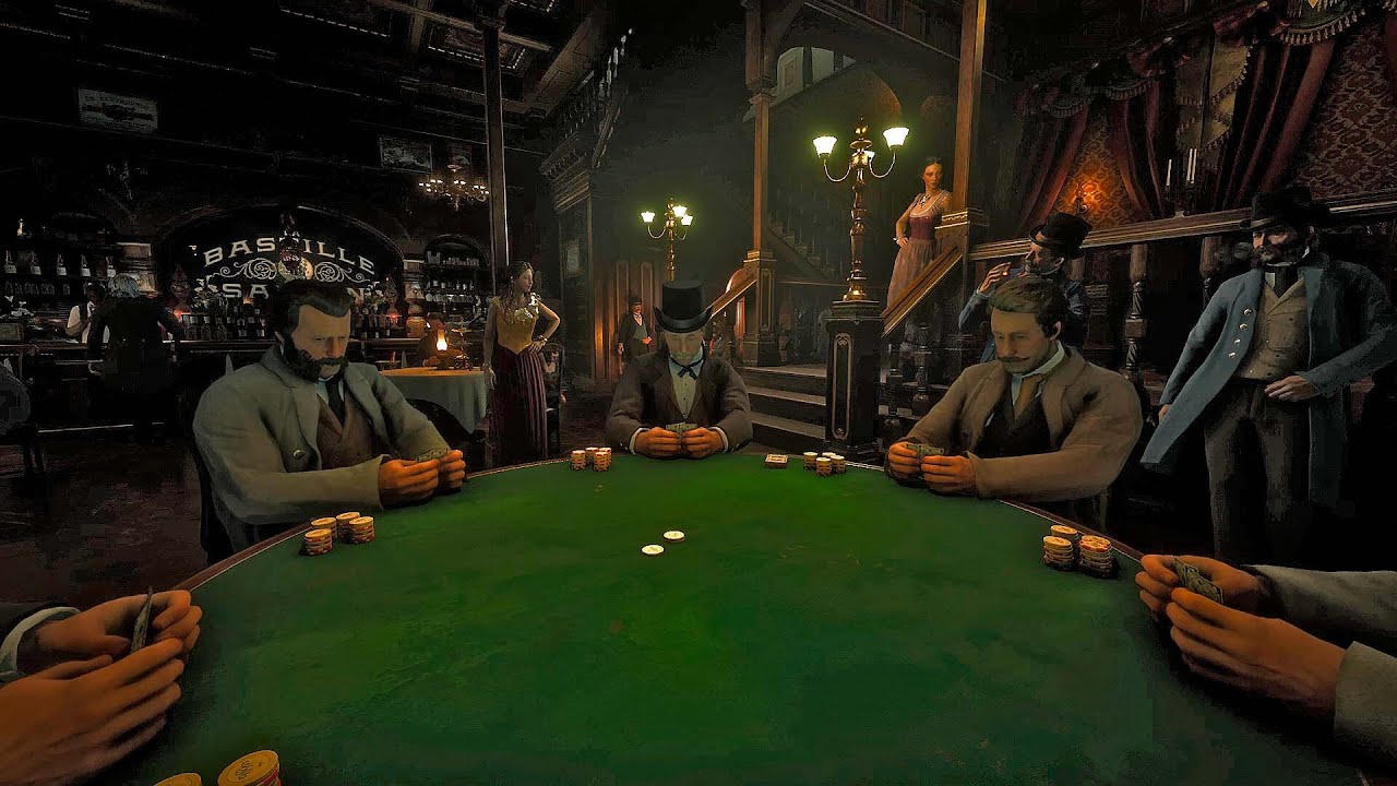 Poker Night At The Fancy Saloon With Saloon Music &minus; ASMR 8 HOURS Ambience