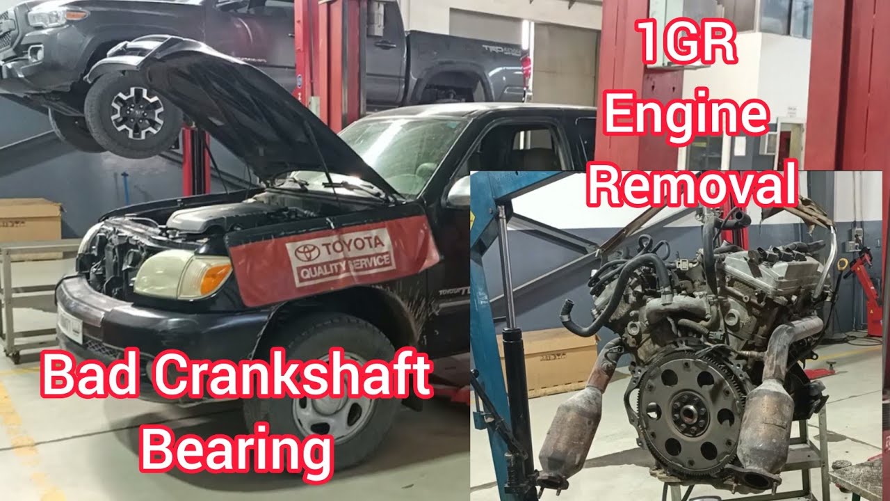 How To Removing 1GR-FE V6 4.0L Engine Of Toyota Tundra || Bad Engine Sound