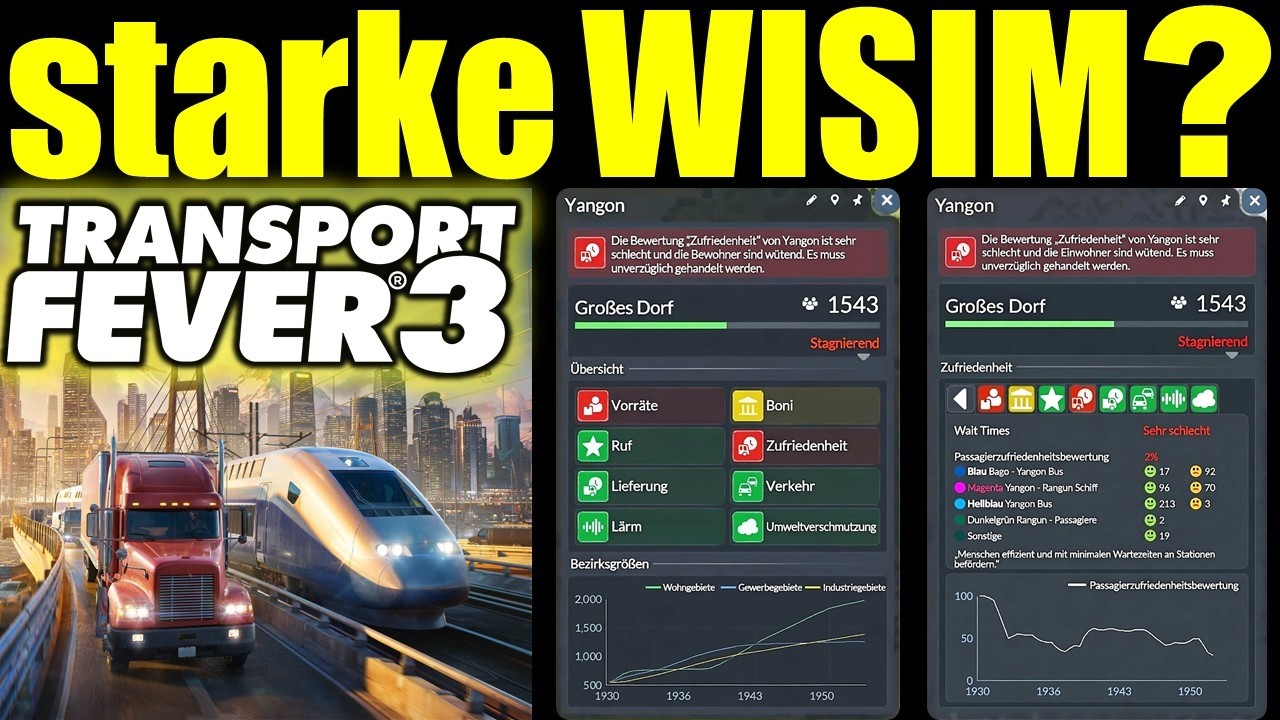 Transport Fever 3 | kommt endlich eine tiefgreifende Wirtschaftssimulation? | #transportfever3 #tpf3