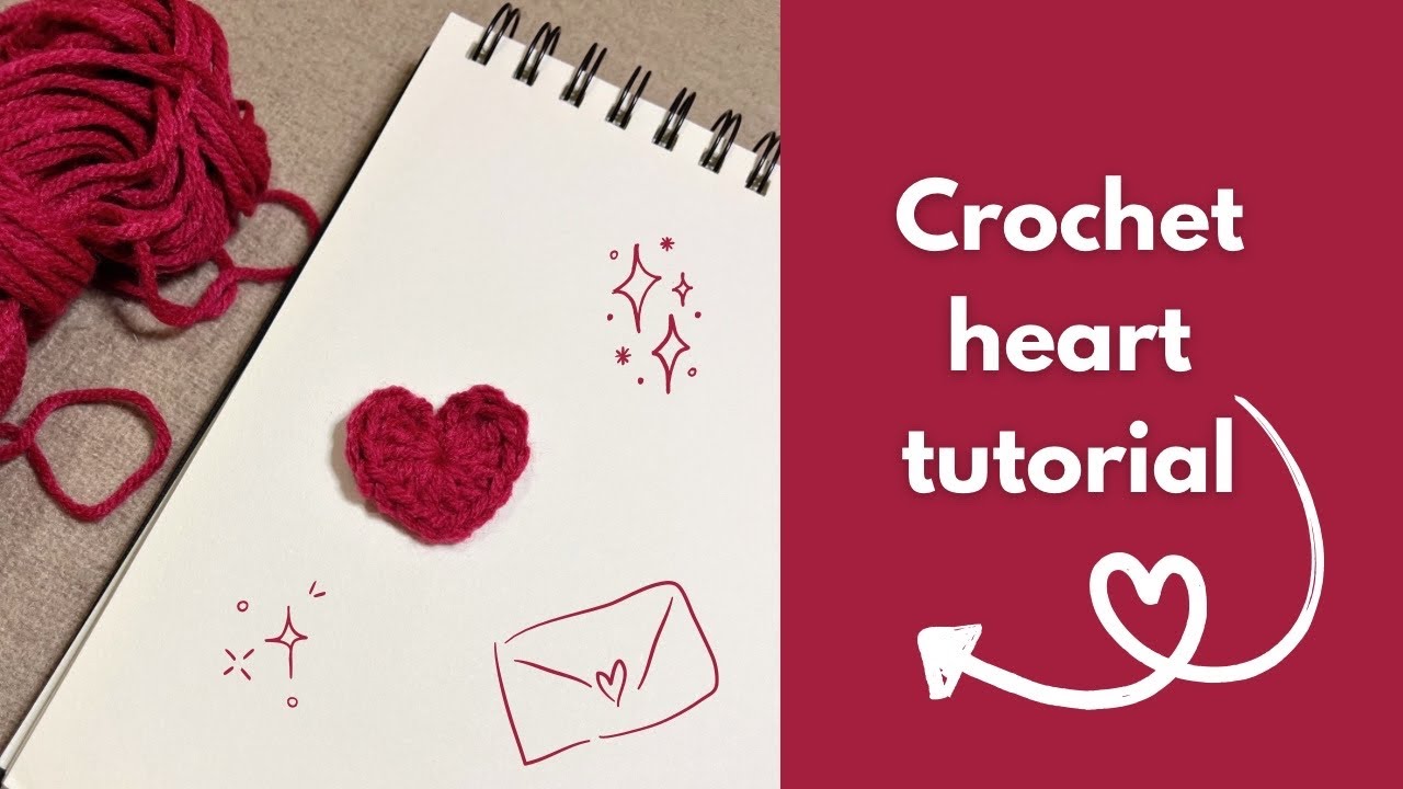 ♡ : How to crochet a heart | quick and easy 
