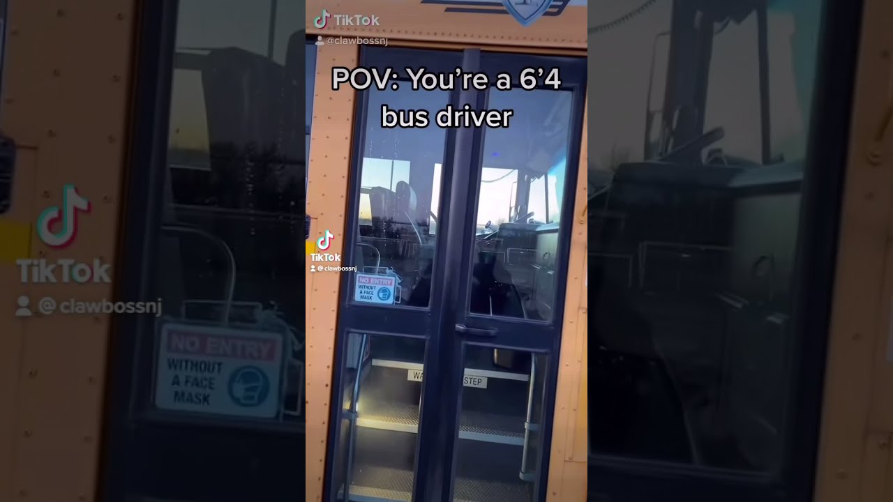 POV of a 6’4 School Bus Driver