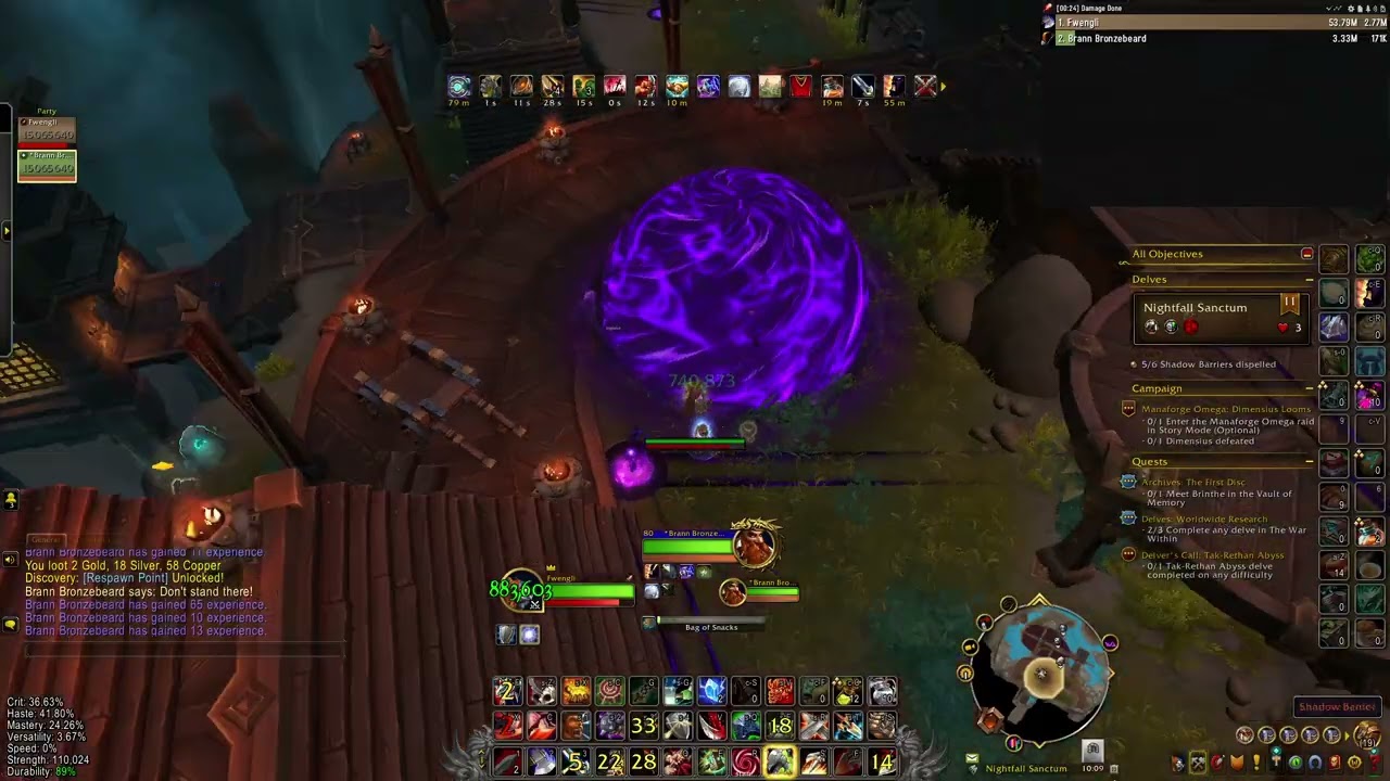 WoW TWW 11.2.0 colossus arms warrior pve Nightfall Sanctum Tier 11 Delve