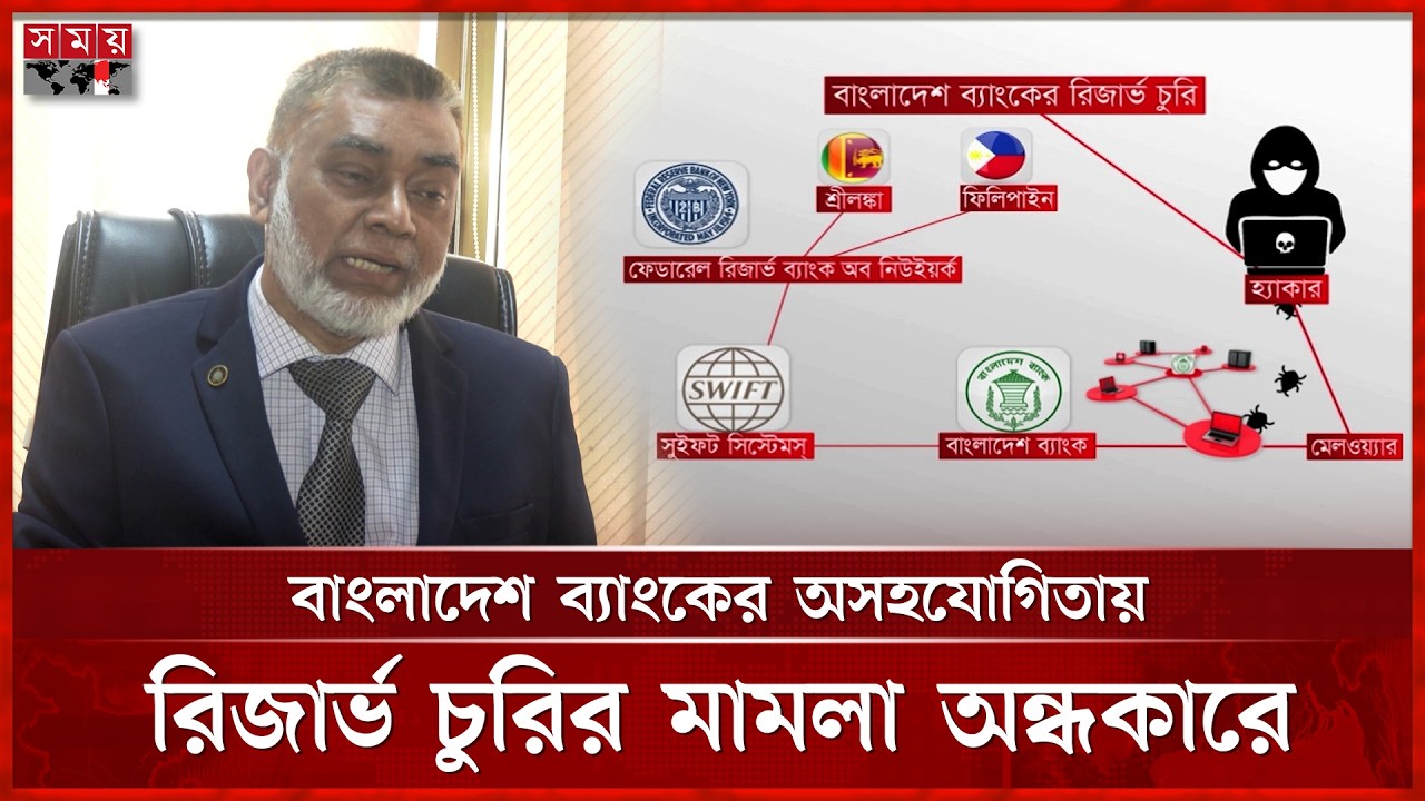 রিজার্ভ চুরি: ১ দশকে চার্জশিট দিতে পারেনি সিআইডি | Bangladesh Bank | CID | Somoy TV