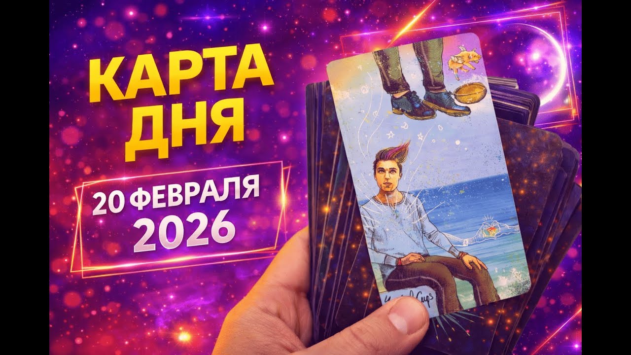 🔥 КАРТА ДНЯ 🔮 20 ФЕВРАЛЯ 2026 | День силы, уверенности и движения вперёд