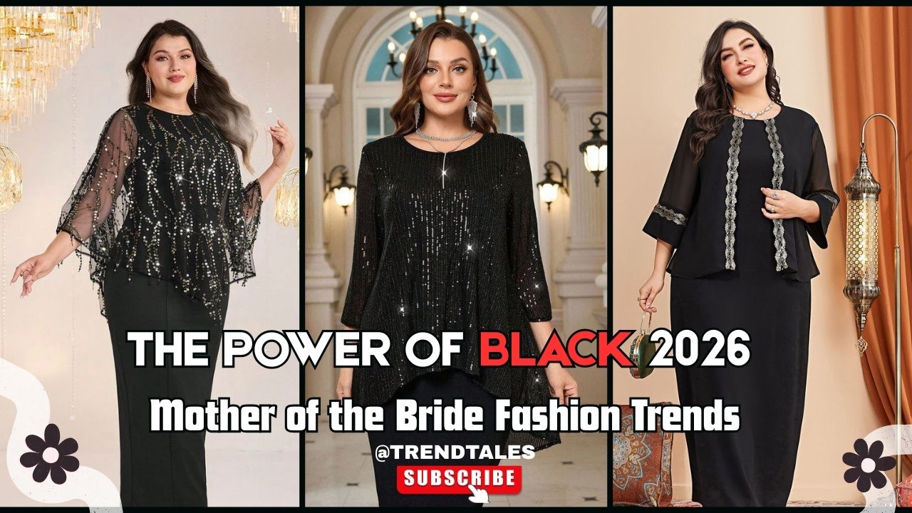 The Power of Black | Mother of the Bride Fashion Trends | 2026 Black Elegance Guide