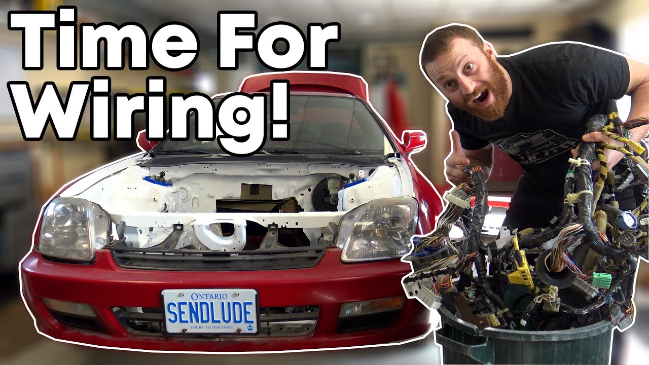 Turning & Rolling Chassis + Wiring -  V8 RWD Honda Prelude