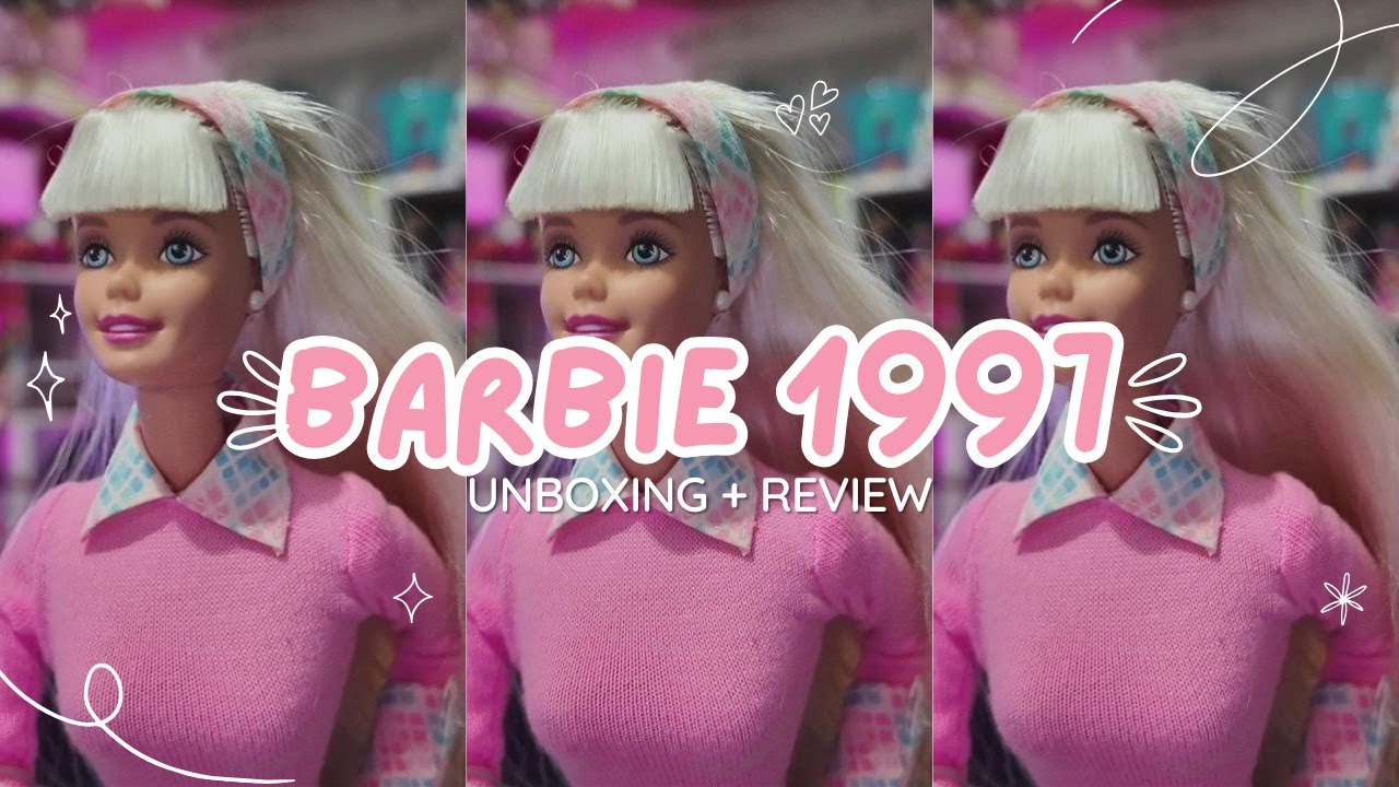 ABRIENDO MUÑECA BARBIE DE 1997 FASHION AVENUE