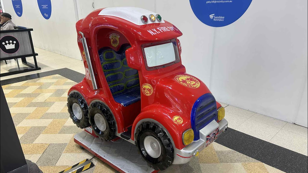Falgas New York Fire Truck Coin Operated Ride 