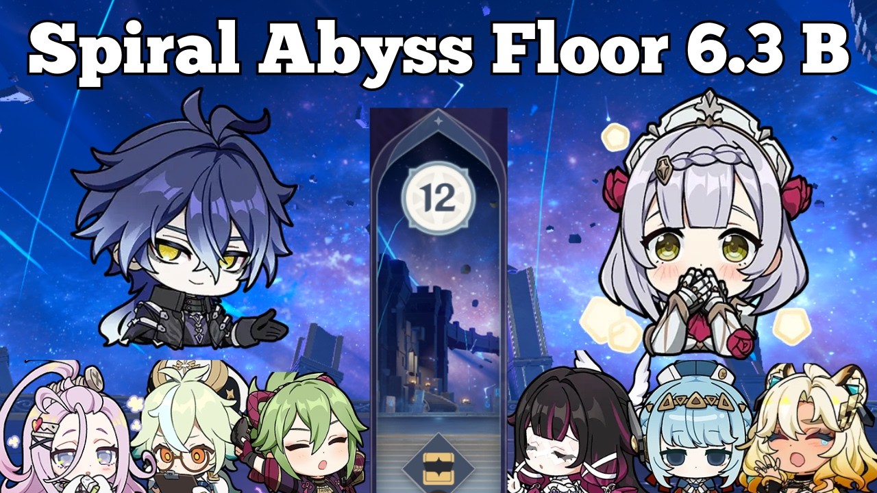 Noelle DESTROY Abyss | Spiral Abyss Floor 12 Genshin Impact 6.3 B