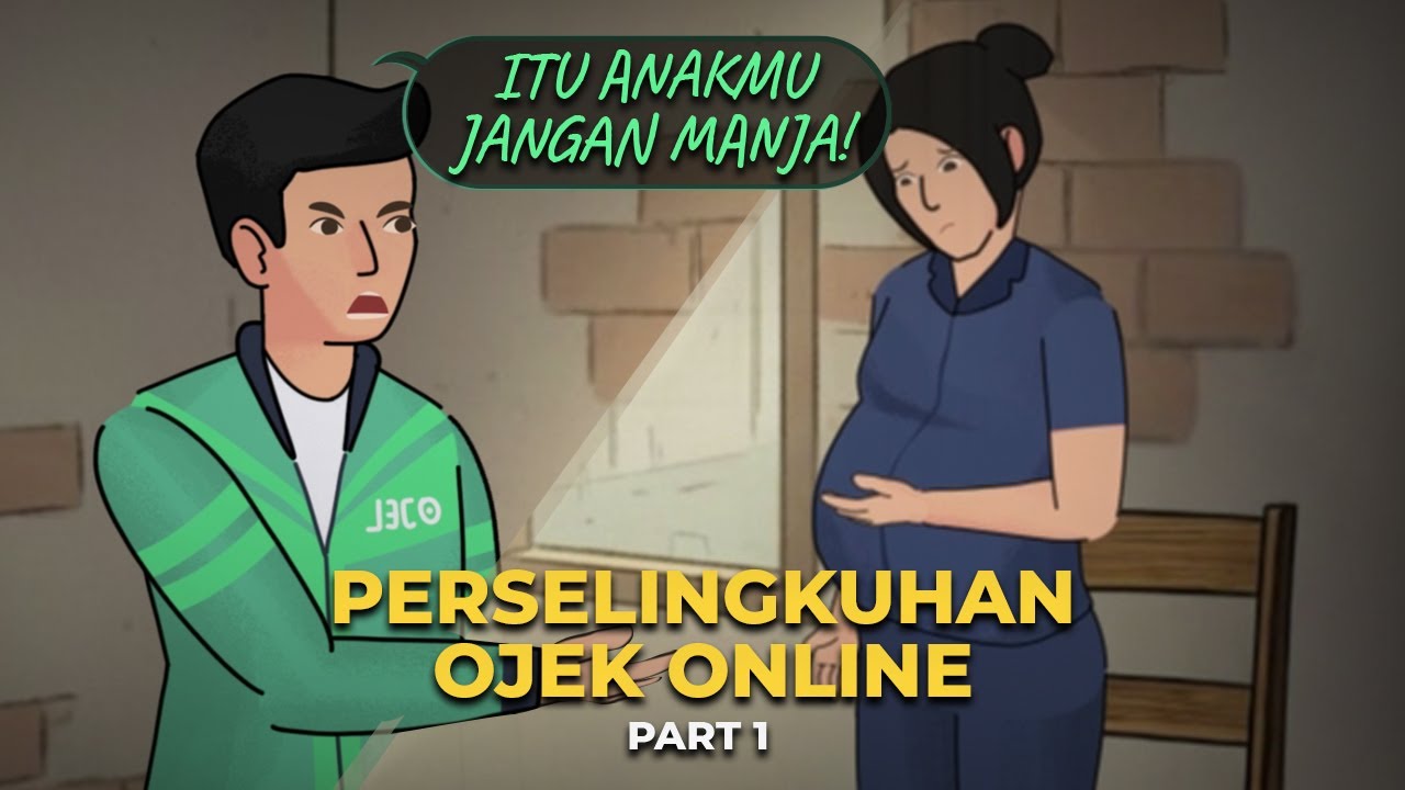 PERSELINGKUHAN OJEK ONLINE, AKIBAT CEPAT PERCAYA LAKI-LAKI - Drama Animasi #dramaanimasi #animasi