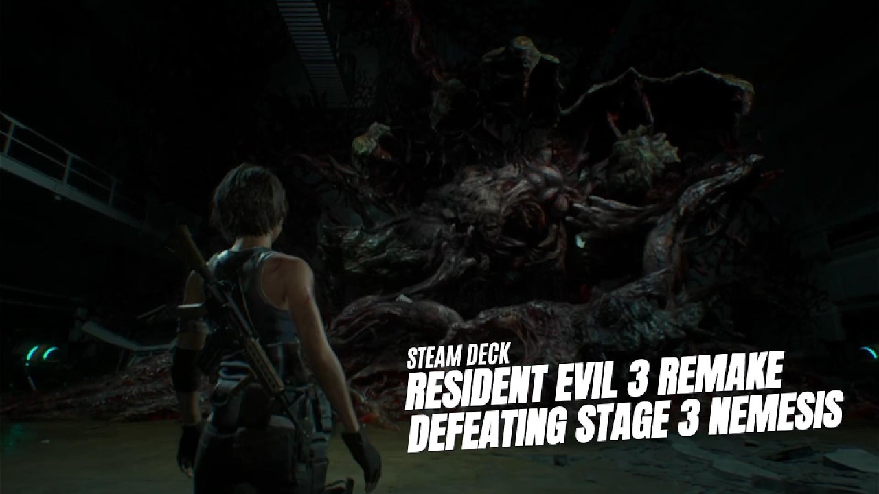 Resident Evil 3 Remake ENDING Gameplay (Steam Deck)