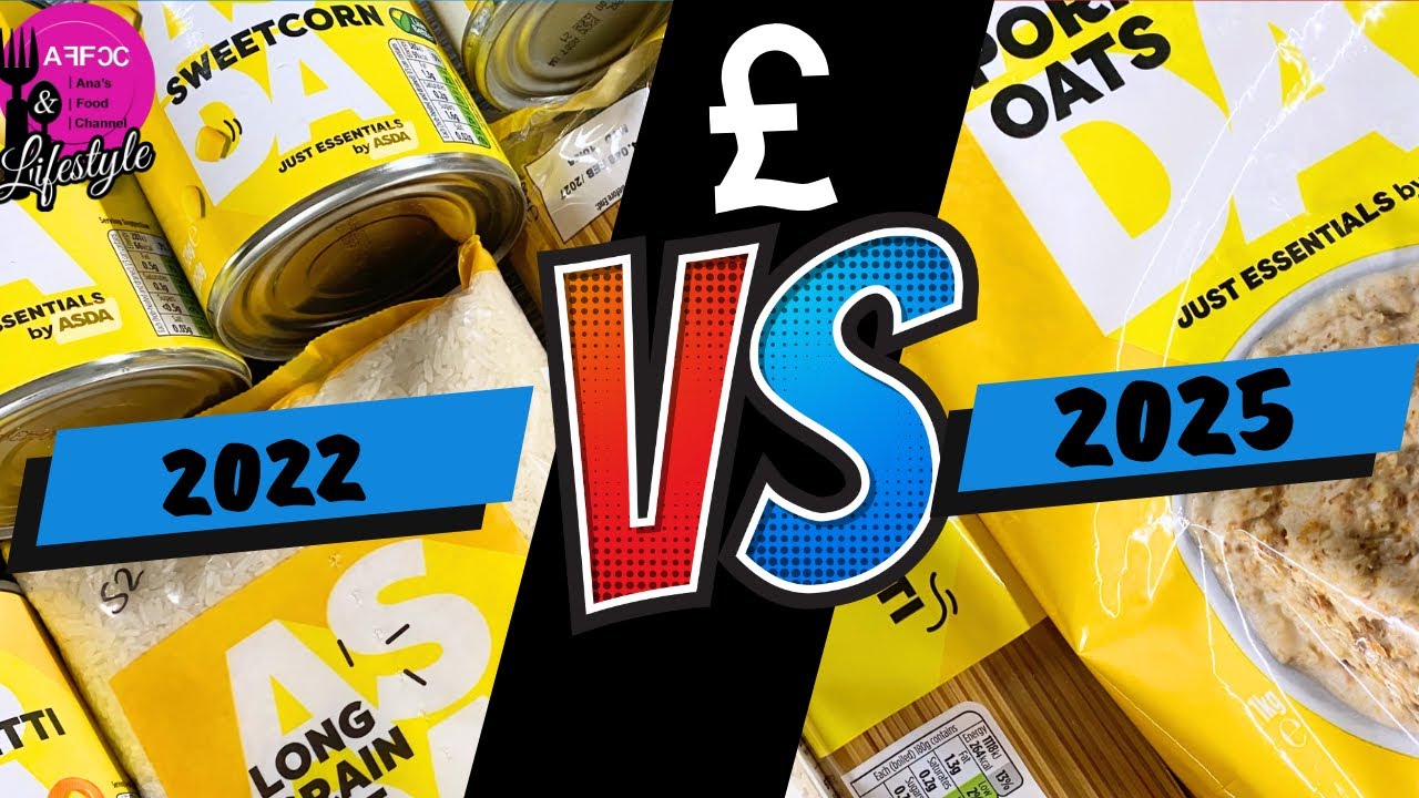 Shocking Price Inflation | Asda Just Essential Price Comparison in 3 years
