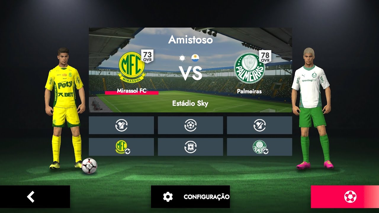 🔥 PALMEIRAS x MIRASSOL | DUELO PAULISTA no FooteballLegue 2026 com MOD DE TIMES ⚽🔥