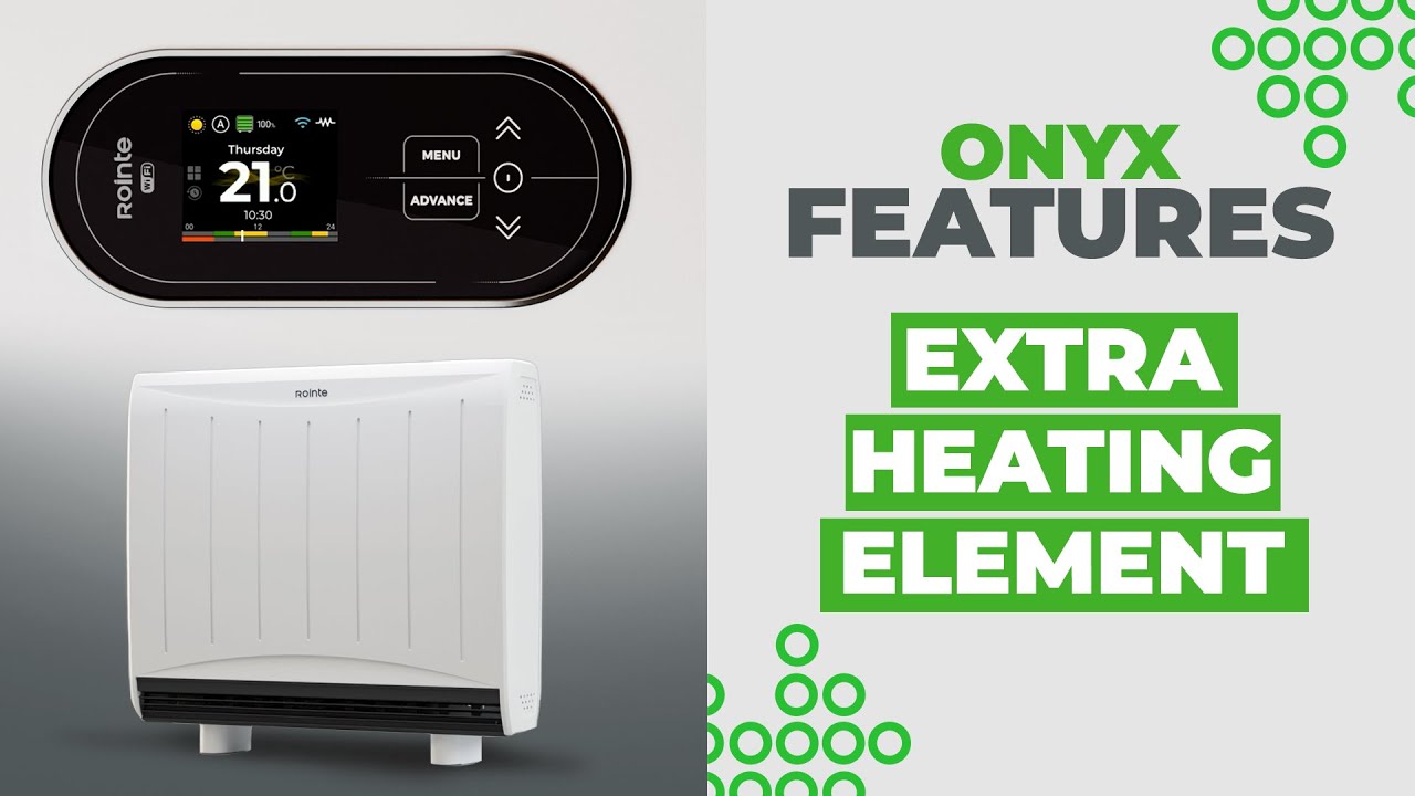 Onyx Storage Heater | Extra Heating Element Function