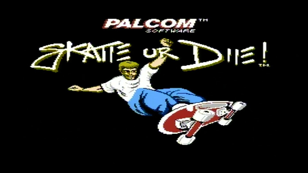 Skate or Die NES Full Playthrough (Palcom)