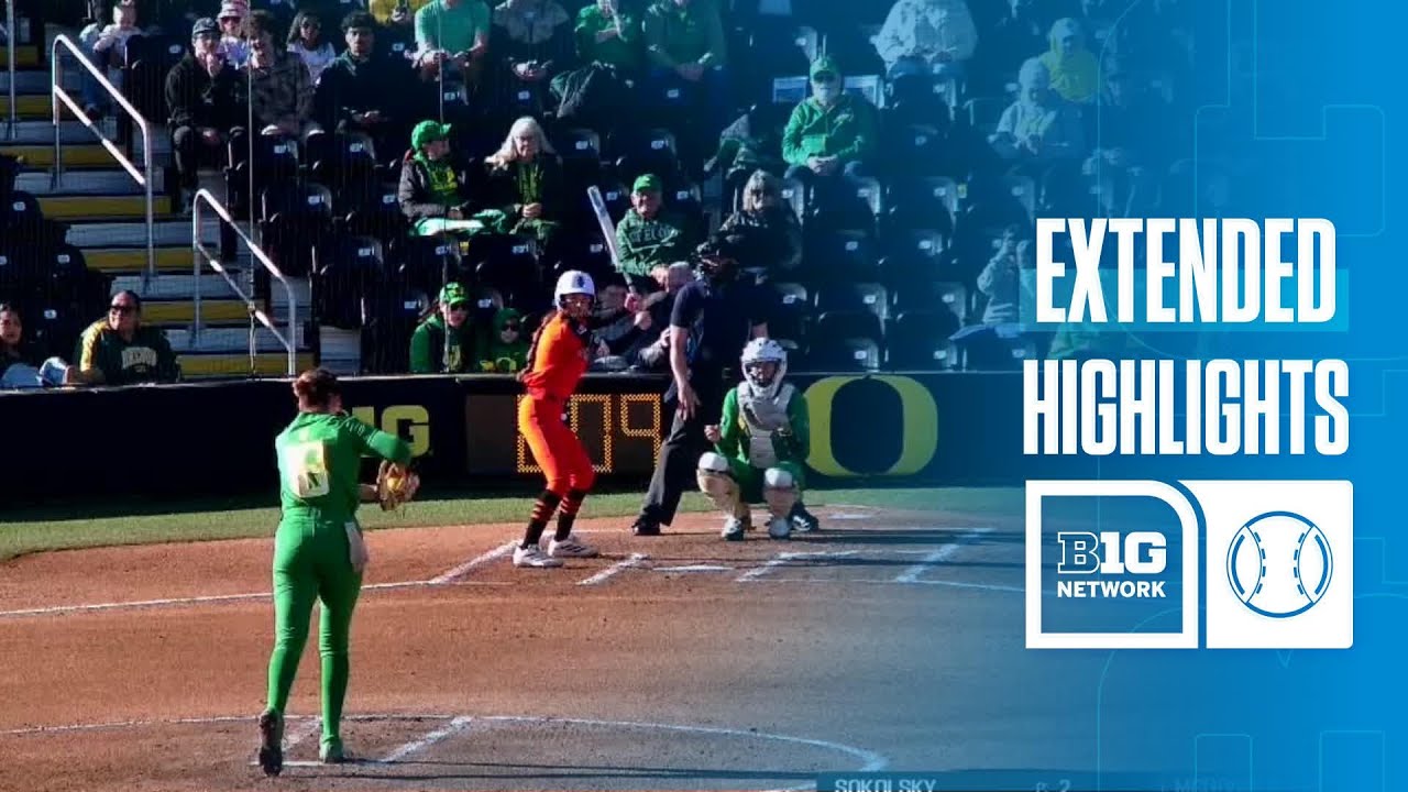 Idaho State at Oregon | EXTENDED HIGHLIGHTS | Big Ten Softball | 02/27/2026