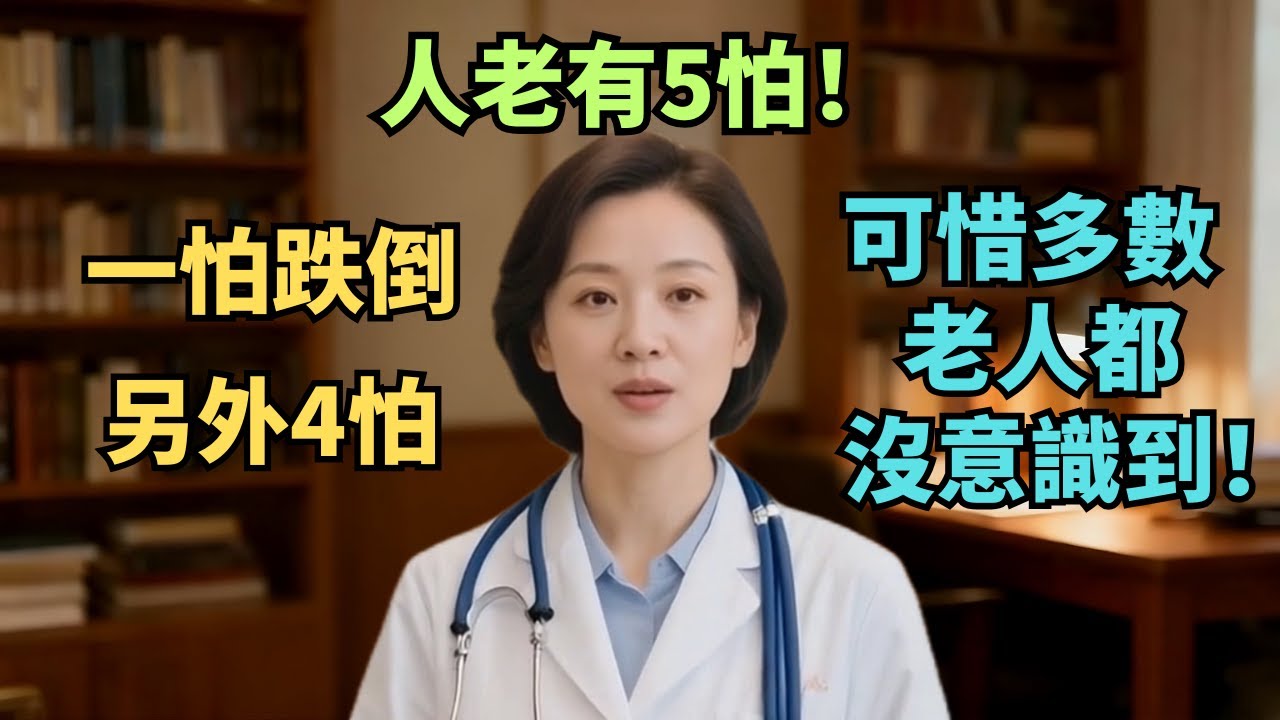 人老有5怕！一怕跌倒，另外4怕，可惜多數老人都沒意識到！【安好人生】#老年健康 #安享晚年 #预防跌倒 #肌少症 #老年人感冒 #居家养老 #健康科普 #养老生活 #心理健康 #孤独感 #老年饮食