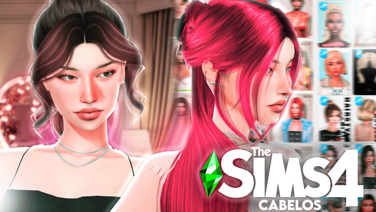 PACK DE CABELOS FEMININOS THE SIMS 4 🎀​