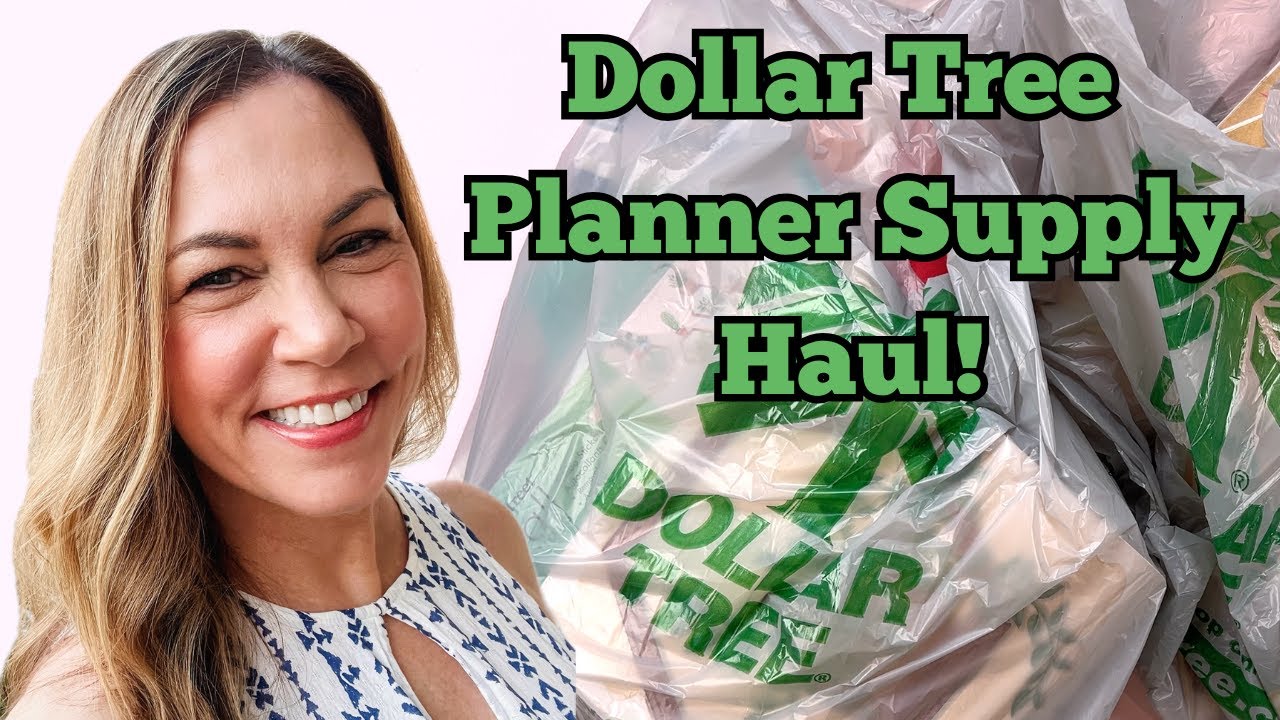 Dollar Tree Stationery & Planner Supply Haul! February 2025 Budget Friendly Paper Crafting Supplies