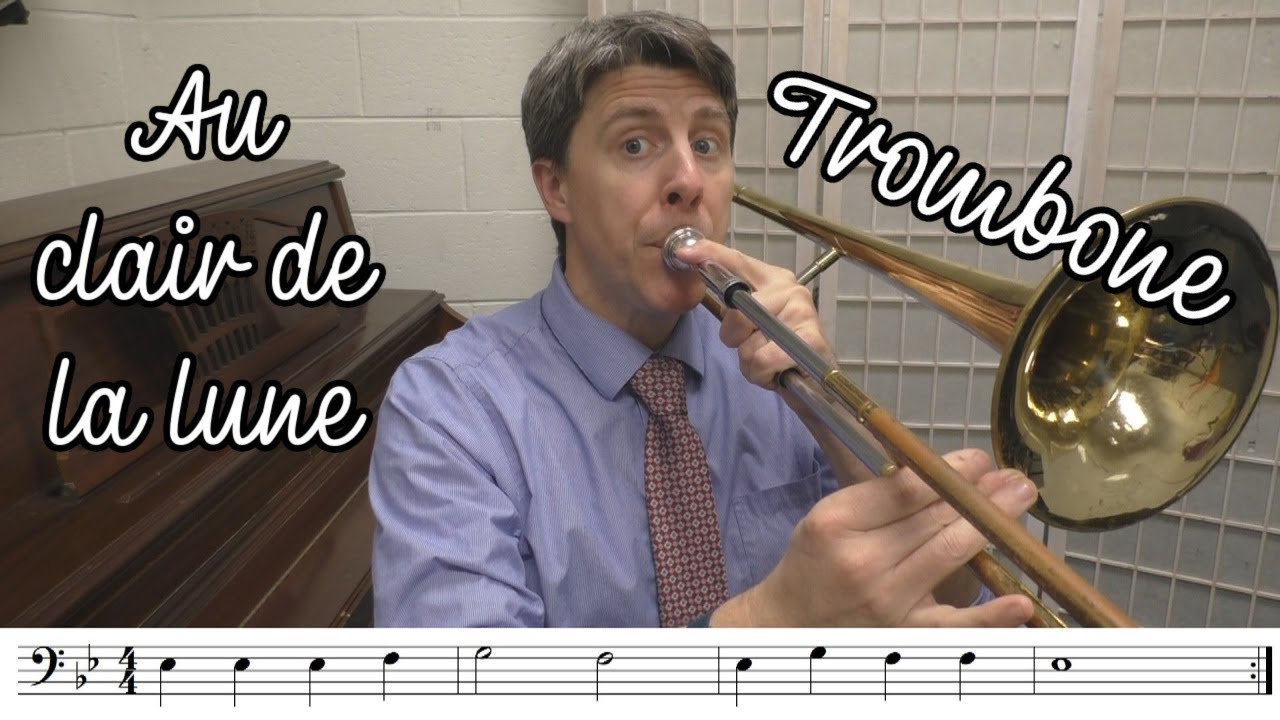 Au clair de la lune TROMBONE