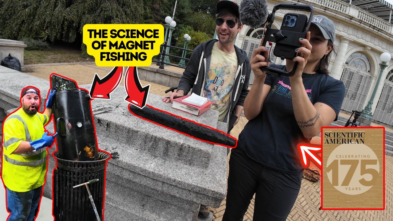 Crazy Day Magnet Fishing With Scientific American In NYC!