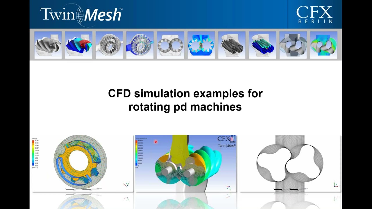 CFX Berlin-Video: TwinMesh™ & AnsysCFD for Reliable CFD Analysis of Rotating PD Machines (Recording)