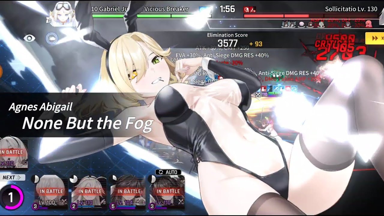 Counterside Global Danger Close - Sollicitatio LV 3 - 10k-12k points, can't Auto