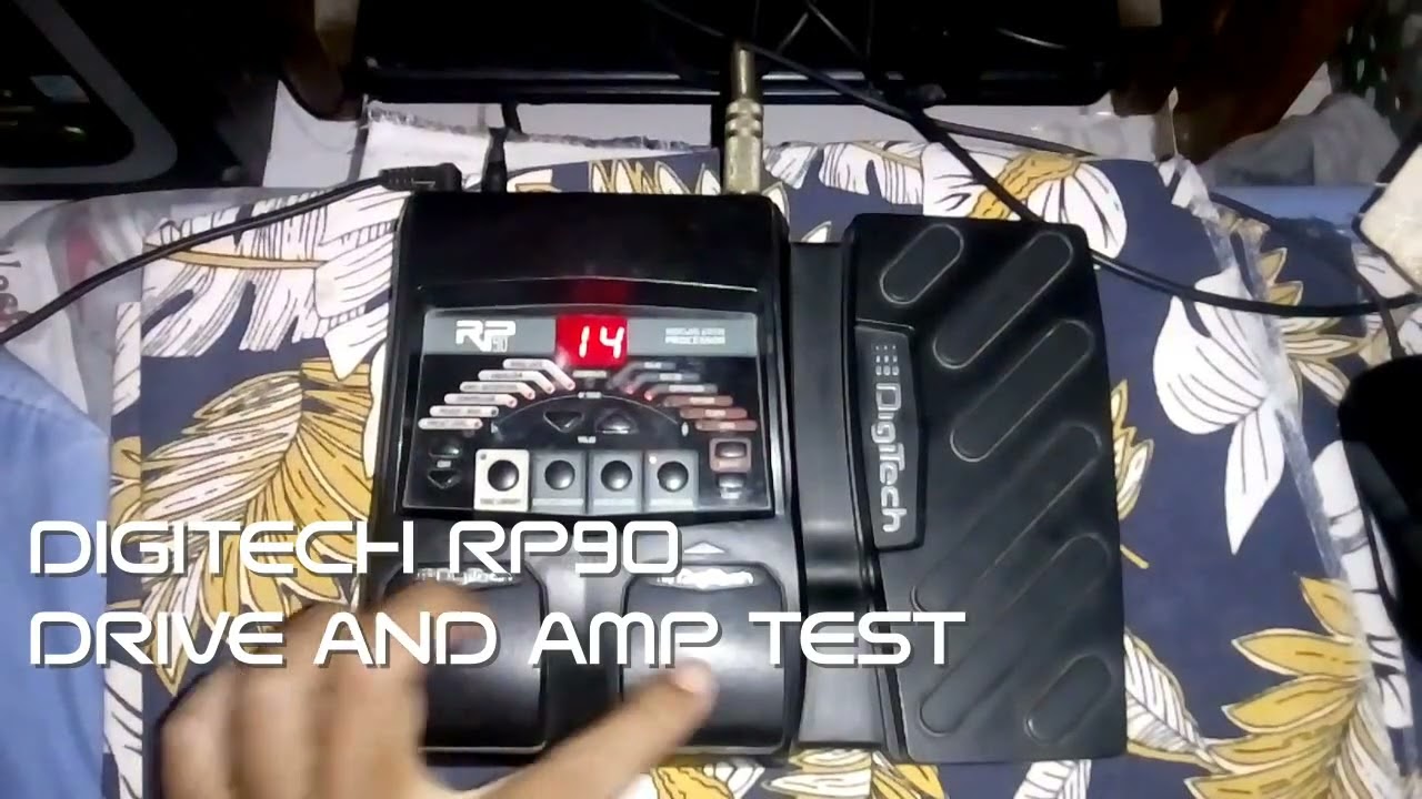 Digitech RP90 Drive and AMP sound test #digitech