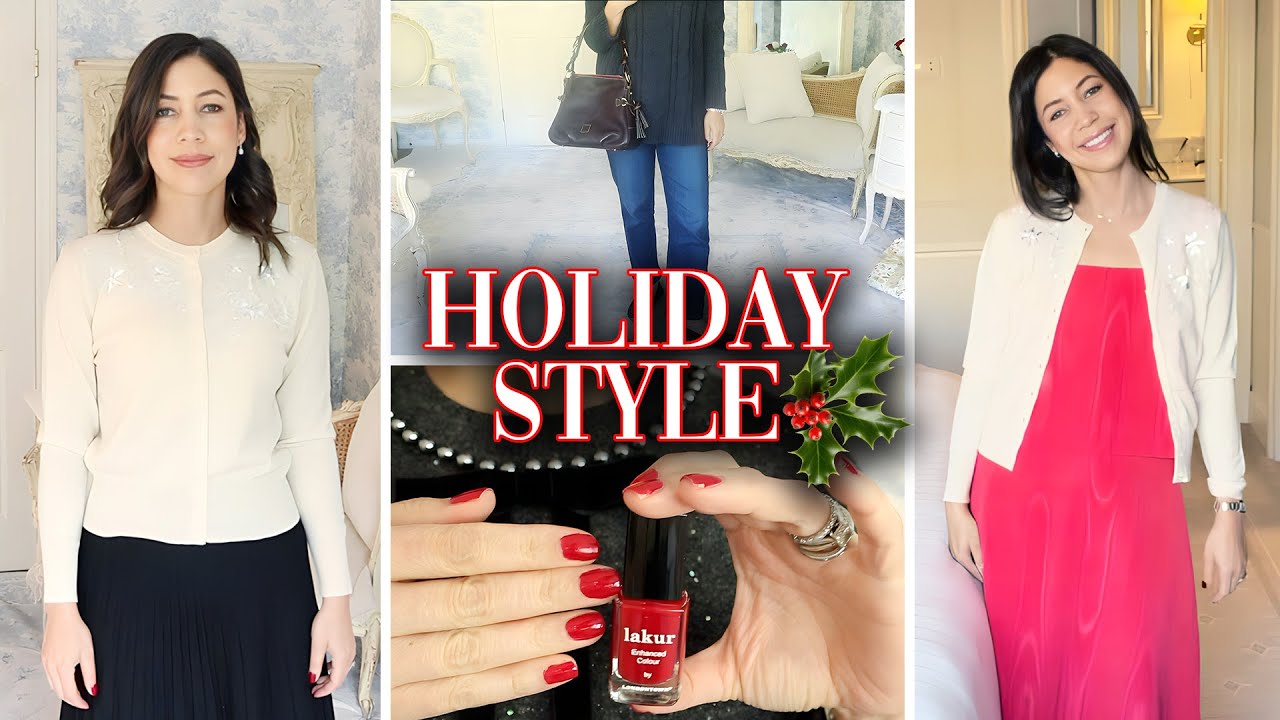 Elegant Winter Style: Holiday Looks, Sweaters, Accessories, Beauty ❄️