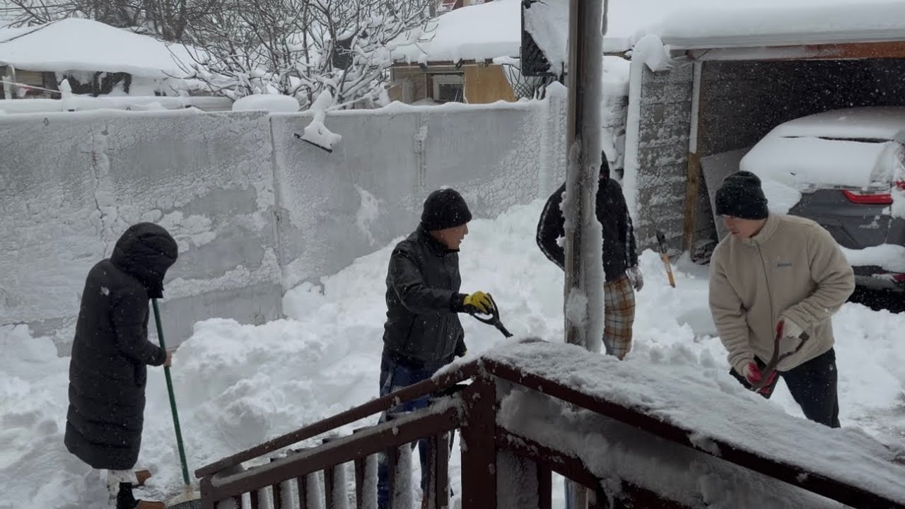 “Snow cleaning day” 