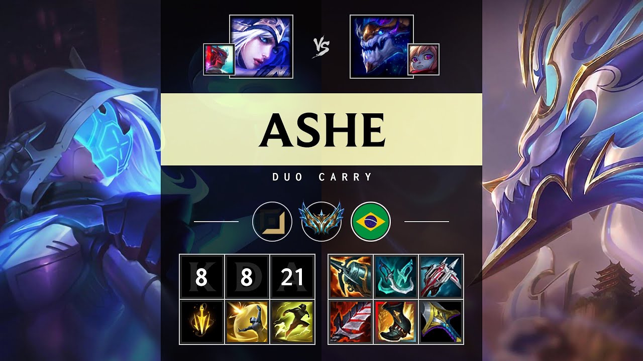 Ashe ADC vs Aurelion Sol - BR Challenger Patch 25.15