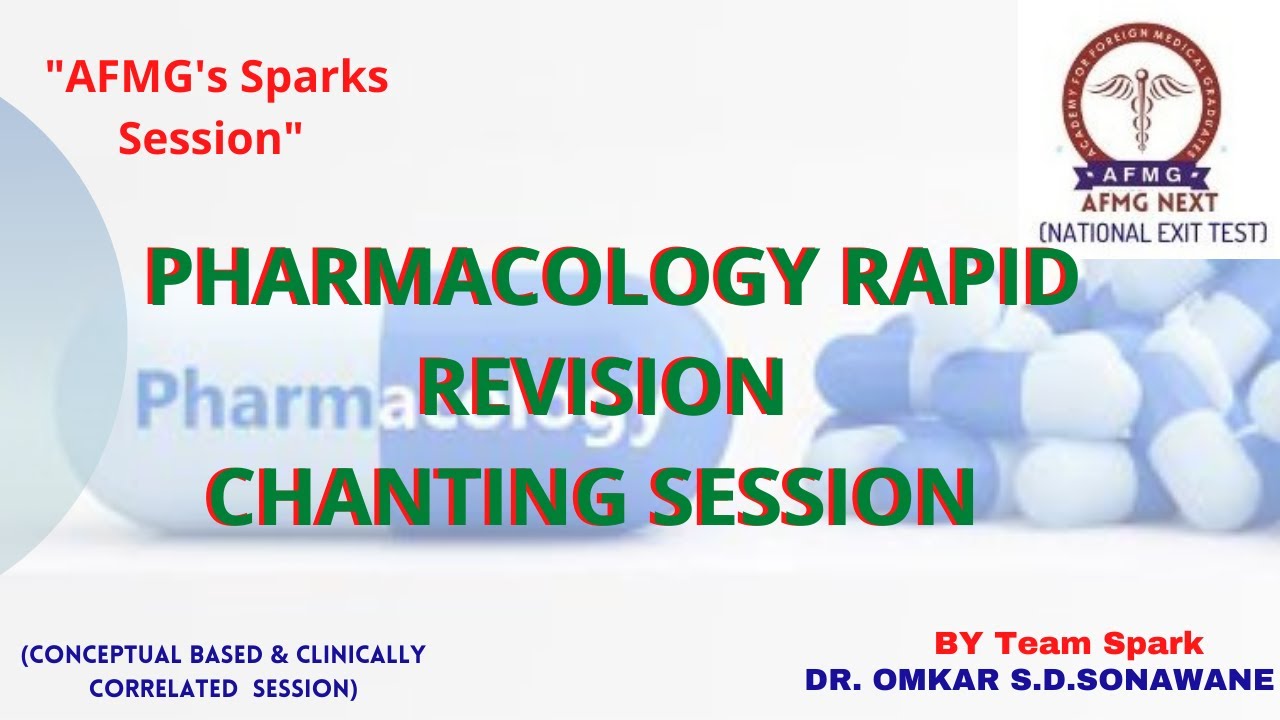 FMGE DEC 2021 l PHARMACOLOGY CHANTING SESSION -1