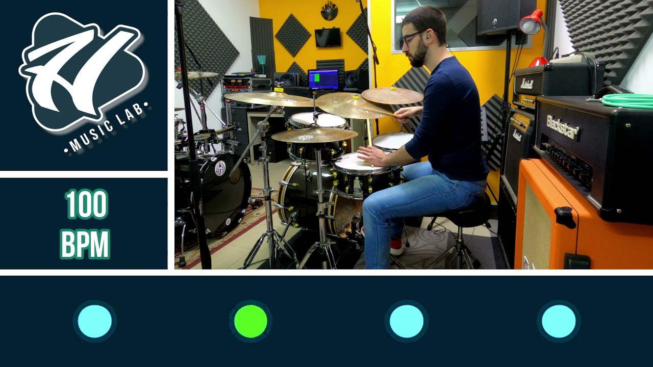 Let's Play Together - Reggae Drum Groove 100 BPM