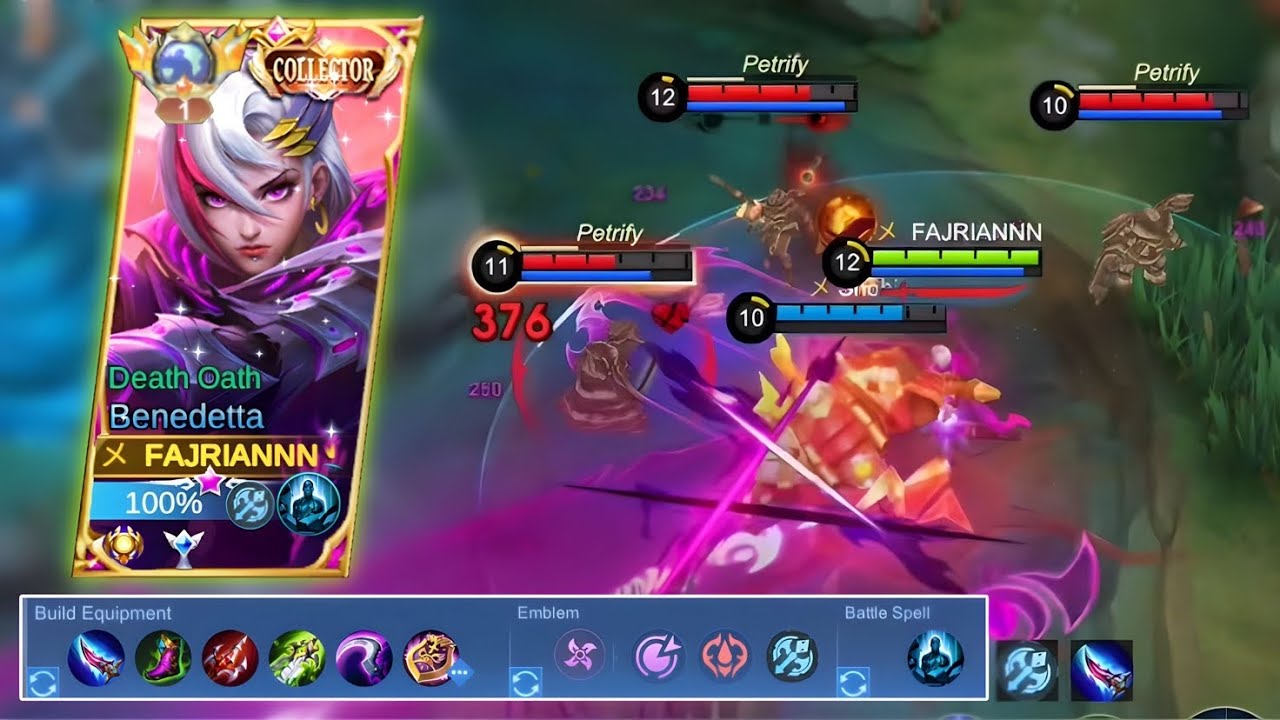 TOP GLOBAL BENEDETTA | BENEDETTA EXP ROTATION | BENEDETTA GAMEPLAY MOBILE LEGENDS