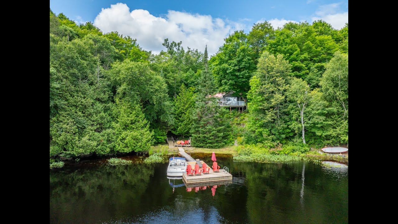 4 season 3 bedroom and 1 bathroom cottage on beautiful Whitestone Lake with a bunkie and garage.