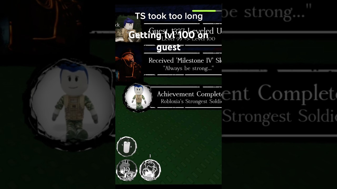 Getting lvl 100 on Guest in Forsaken #roblox #forsaken #foryou #shorts #gaming