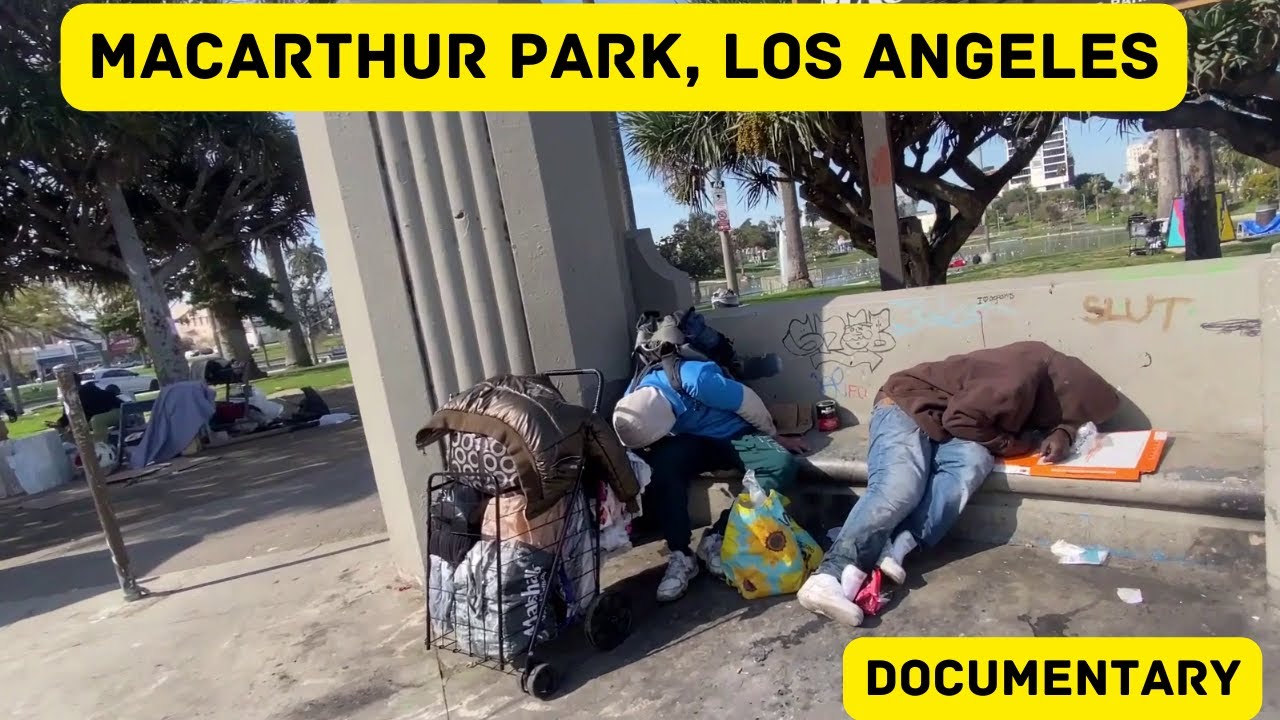 Crisis at MacArthur Park, LA which they don't show you on TV, is now a needle park for the homeless.