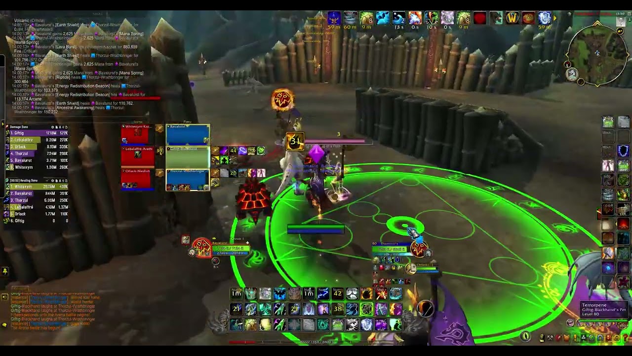Resto Shaman Solo Shuffle - Road to 2K P1