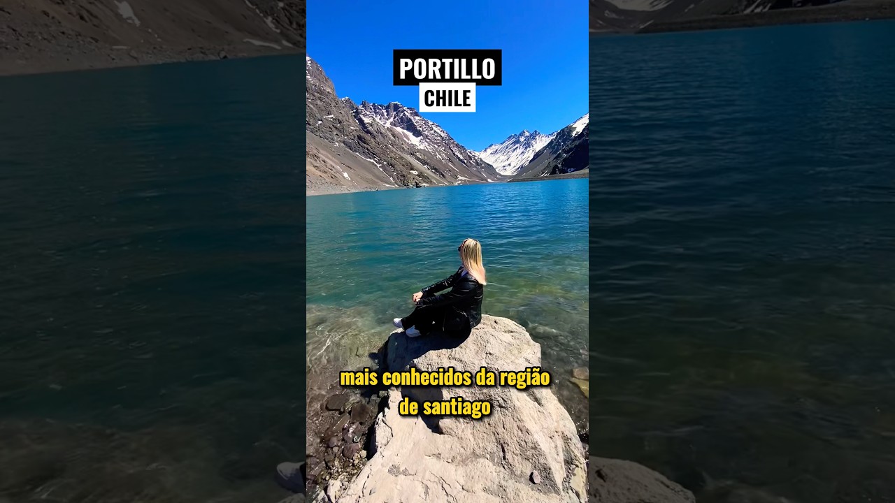 Portillo - Melhor Passeio de Santiago #shorts #portillo #lagunadelinca