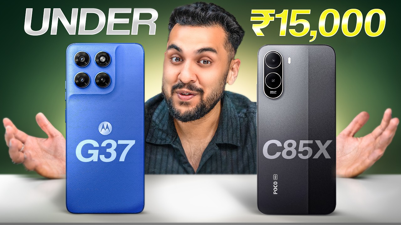 Best Phone under 15000 - Moto G37 vs POCO C85x | Flipkart GOAT Sale