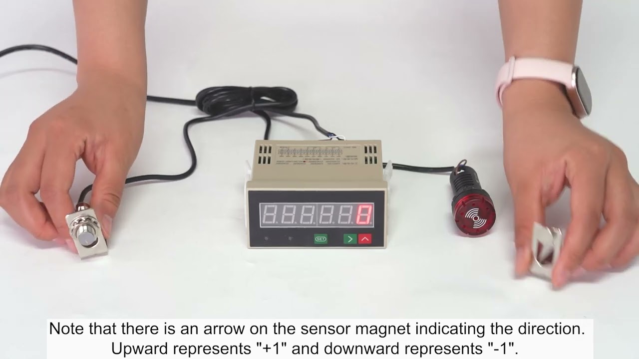 Operation video of Bidirectional LED Digital Counter