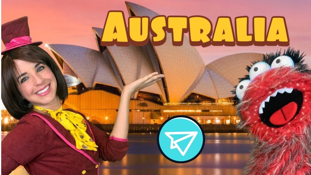 VOLANDO A AUSTRALIA | LOS NIÑOS APRENDEN CONOCIENDO | KARLITA Y COCOS