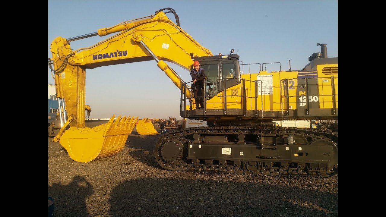 Komatsu 72, PC-1250-8 official Video, Открытые горны работы