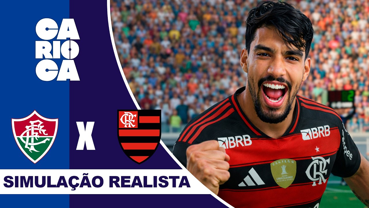 FLUMINENSE X FLAMENGO | Campeonato Carioca 2026 FINAL | Simulação Realista